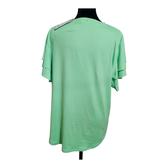 KO.KO. AILIS Brooklyn NYC Women's T-Shirt w Silk Screen Photo & Sequins 3X - Picture 5 of 9